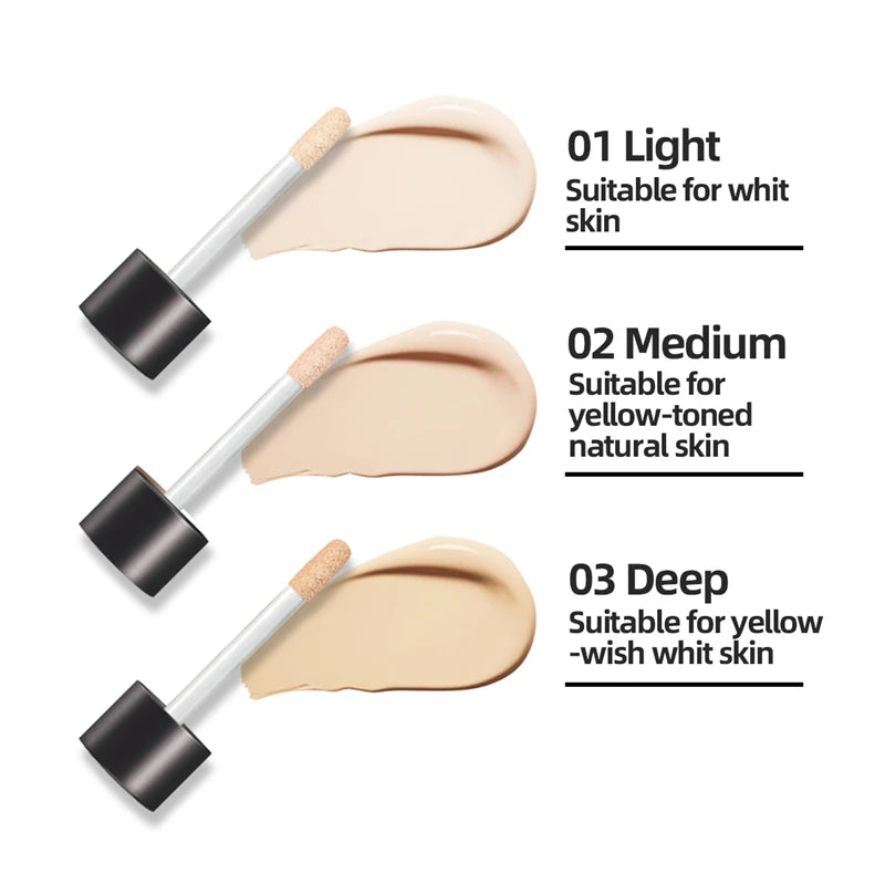 12ml Matte Makeup Foundation Cream For Face Professional Concealing Eye Dark Circle Liquid Long-lasting Corrector Cream Cosmetic Viralgem Store