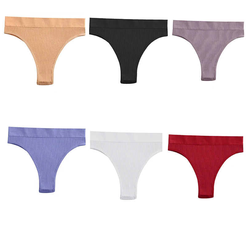 2021 New High Waisted Seamless Panties Women Underwear Sexy Female Underpants Comfortable Thongs Women Cotton Briefs S-XL Viralgem Store