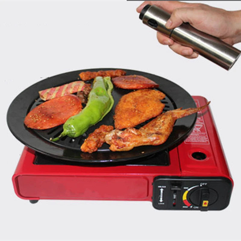 Stainless Steel Oil Sprayer Kitchen Accessories Olive Pump Spray Bottle Oil Sprayer Pot Cooking Tool Sets Kitchen Gadgets Tools