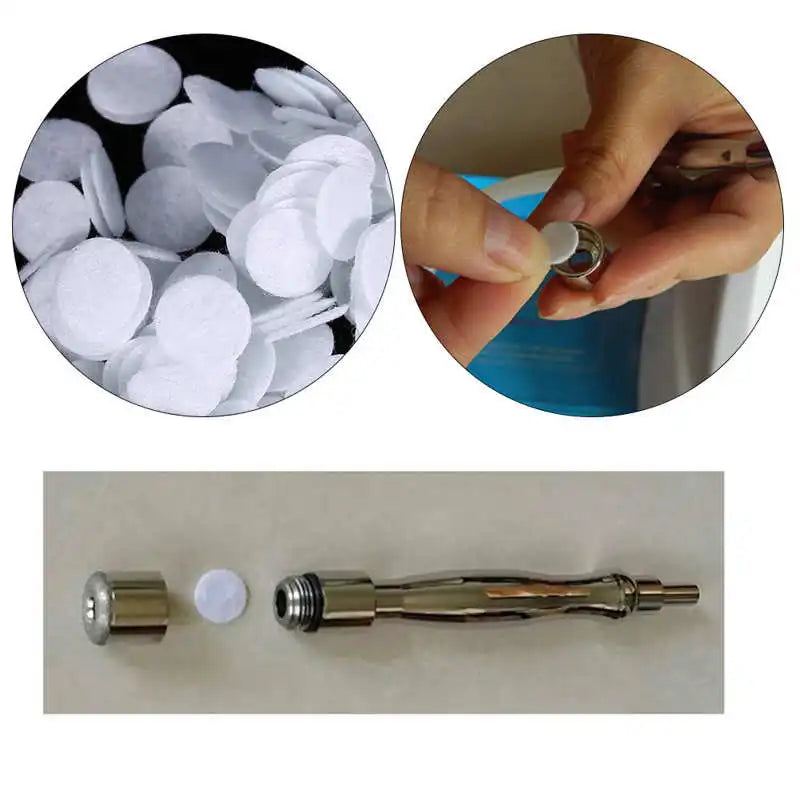 100PCS Microdermabrasion Cotton Filters Replacement 10mm For Face Care & Blackhead Removal Facial Vacuum Filters Accessories Viralgem Store