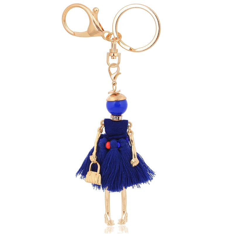 statement keychain charms lovely gifts key chain flower jewelry 2025 charms fashion women accessory