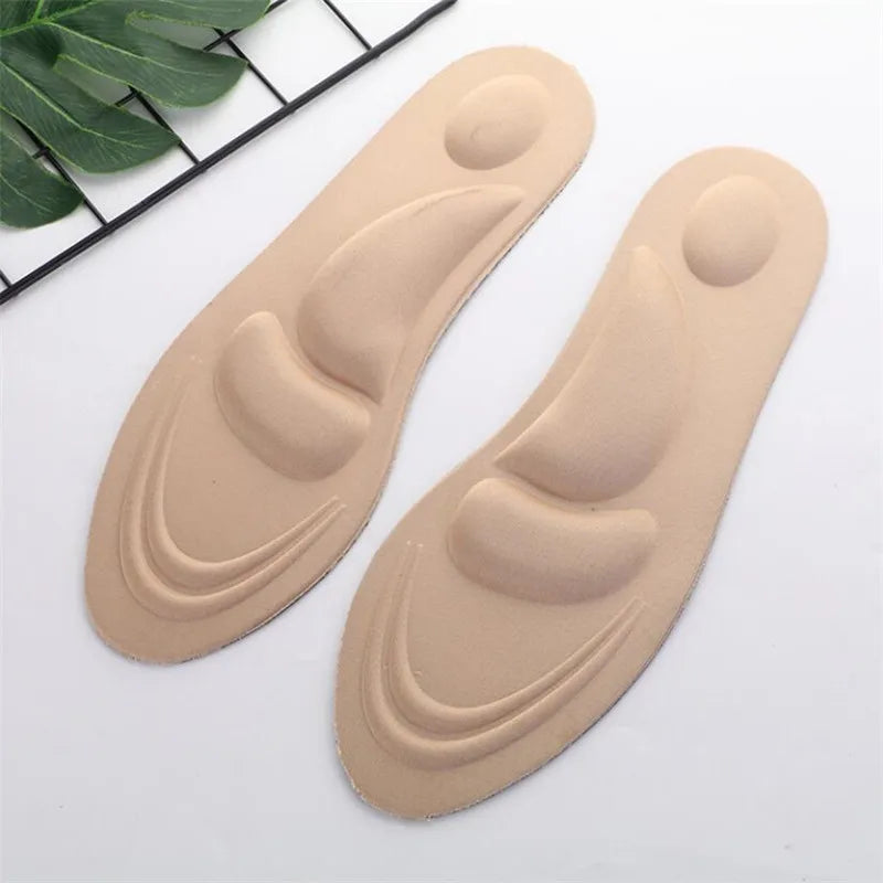 2PCS New 4D Stretch Breathable Deodorant Running Cushion Insoles For Feet Man Women Insoles For Shoes Sole Orthopedic Pad