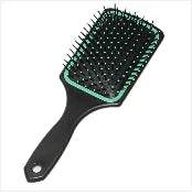 2 Pcs Pocket Travel Hair Comb Brush Men Beard Mustache Scalp Massage Brush Black