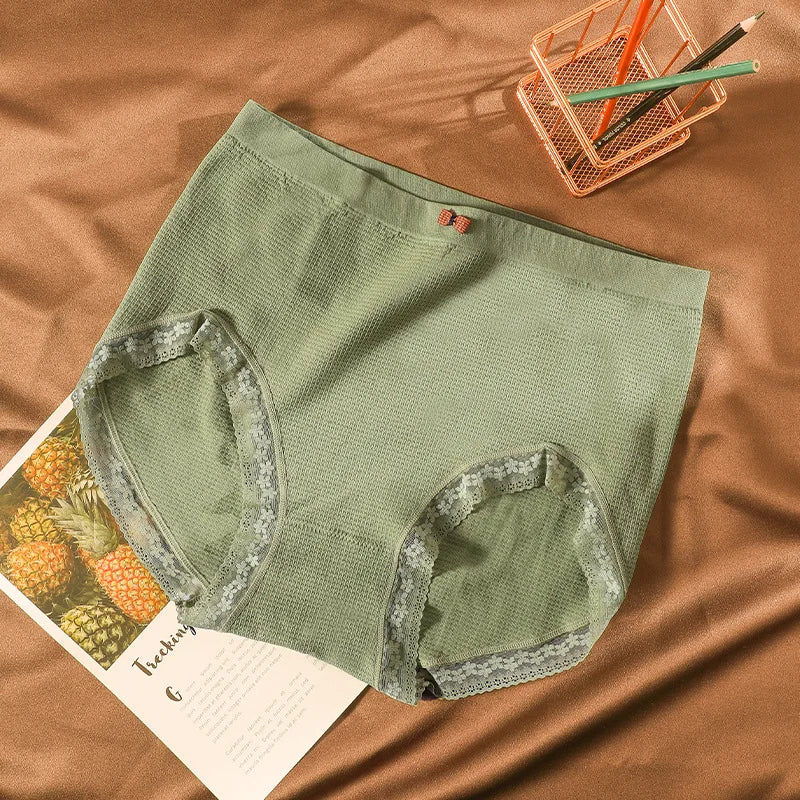 Women's underwear Plus-size XXXXL High elastic Antibacterial Obesity is special briefs lingerie breathable ladies underpants Viralgem Store