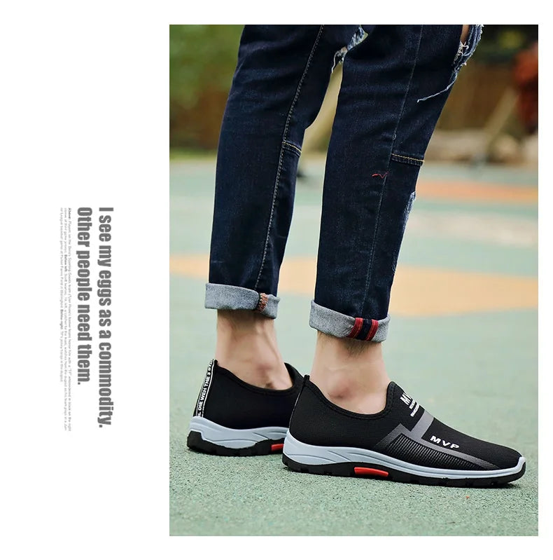 Summer Mesh Men Shoes Lightweight Sneakers Men Fashion Casual Walking Shoes Breathable Slip on Mens Loafers Zapatillas Hombre Viralgem Store