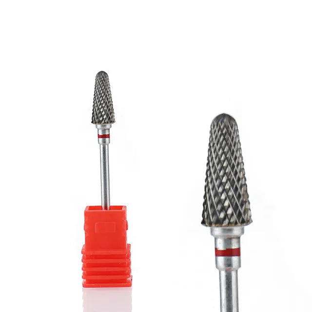 1pcs Tungsten Carbide Nail Drill Bit Electric Manicure Drill Machine Replacement Gringing Heads for Acrylic Gel Polishing Remove