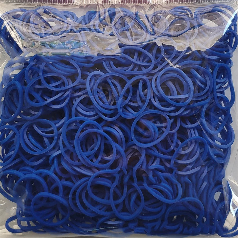 600 Rubber Loom Bands Girl Gift For Children Elastic Band For Weaving Lacing Bracelet Toy Gum Bracelets DIY Material Accessories
