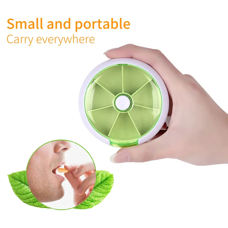 1pc Portable Weekly 7 Days Pill Box Holder Medicine Storage Organizer Case Travel Pill Case Container