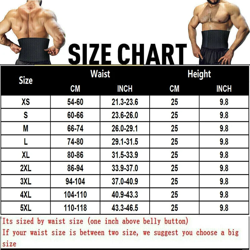 Waist Trainer Shapers Corset for Men Abdomen Reducer Slimming Belt Shapewear High Compression Modeling Strap Workout Girdle Faja Viralgem Store