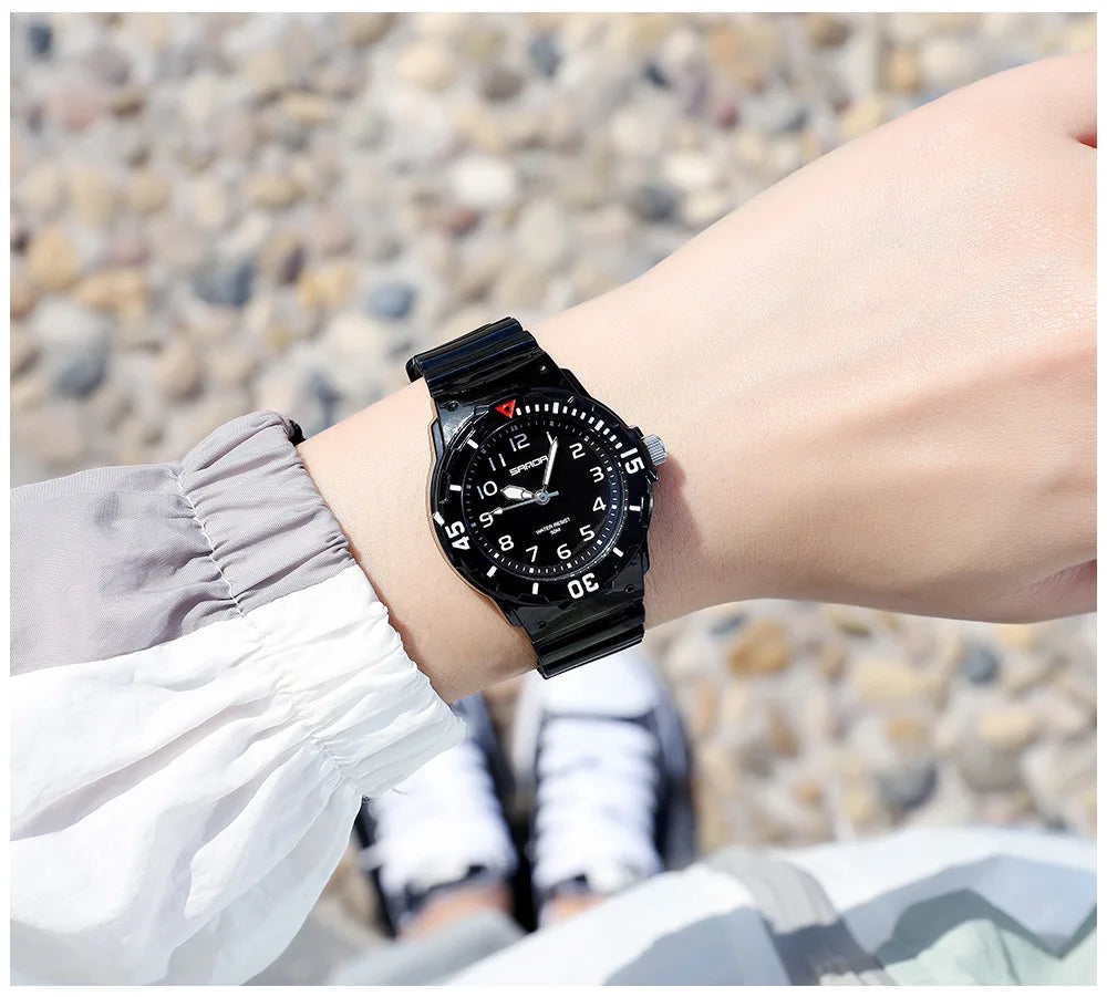 UTHAI CE31 Children’s Sport Watch Clocks 50m Waterproof wristwatches for kids Girls Boys Teens Students PU Soft