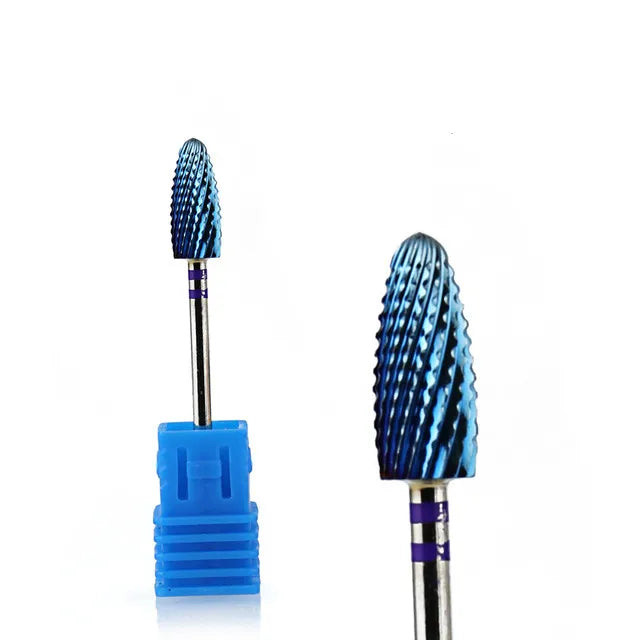 1pcs Tungsten Carbide Nail Drill Bit Electric Manicure Drill Machine Replacement Gringing Heads for Acrylic Gel Polishing Remove