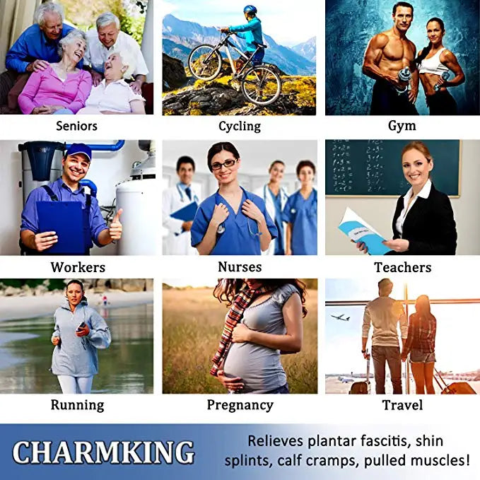 Women Men Compression Socks Cat Dog Animal Prints High Stockings Running Compression Stockings 20-30mmhg Sports Socks