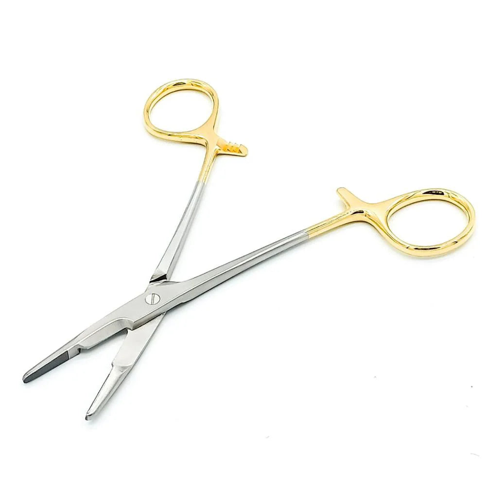12.5cm German Reusable TC Olsen-Hegar needle holder suture scissors Veterinary Orthopedic Implants fishing forceps surgical