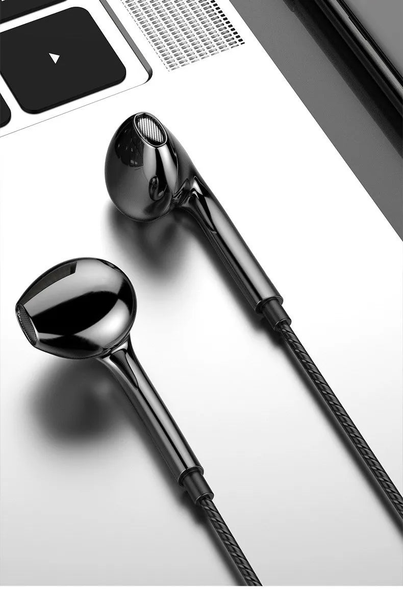 3.5mm Wired Headphones In Ear Headset Wired Earphones with Mic Bass Stereo Earbuds Sports In-line Control For Xiaomi Phones