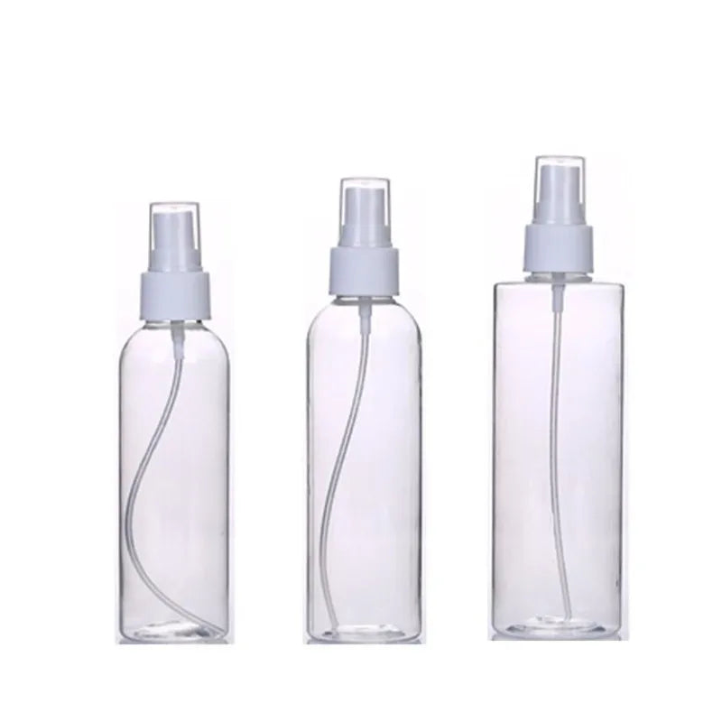 1Pc Refillable Bottles Travel Transparent Plastic Perfume Atomizer Empty Small Spray Bottle 30/50/100ml Toxic Free Safe Dropship