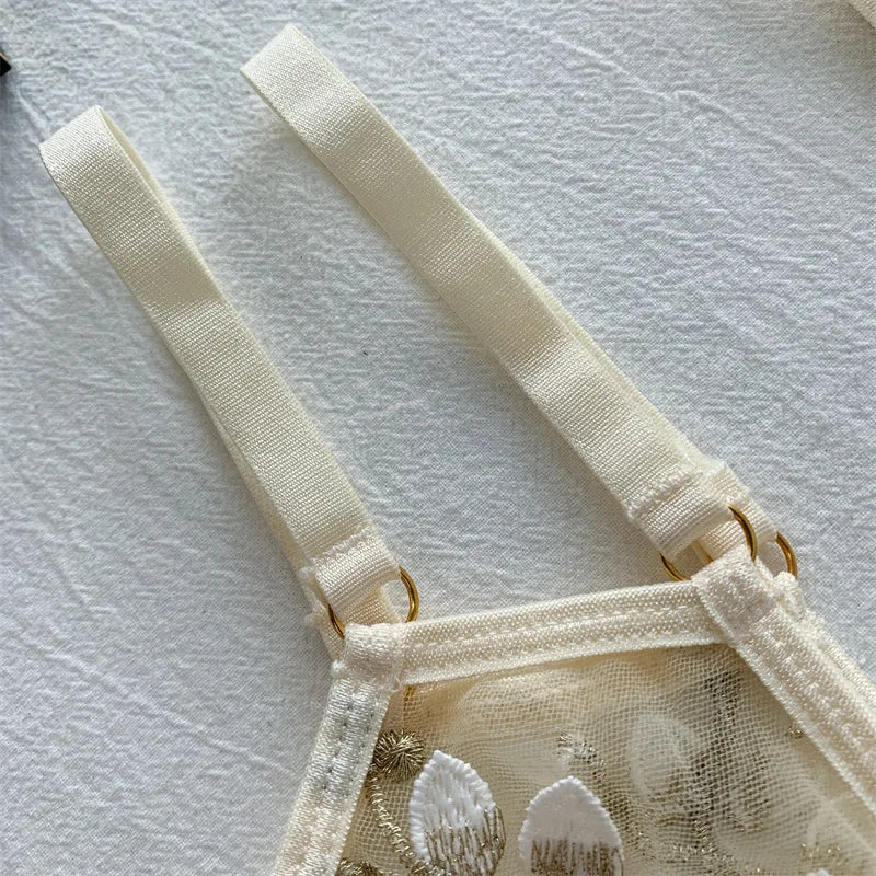 Women Lace Bra Sets Seamless Underwear Backless Vest Sexy Bralette Lingerie Ultrathin Bra & Brief Sets Female Dropshipping Viralgem Store