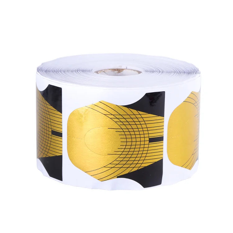 500pcs Nail Extensions Forms Mold Nail Extension Gel Manicure French Design Top Stencil Building Sticker Roll Nail Art LA941-3 Viralgem Store