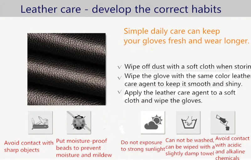 Touch Screen Extra Long Leather Sheepskin Gloves Women's Black Fashion Simple Straight Style Velvet Lining Winter Warm Sleeve