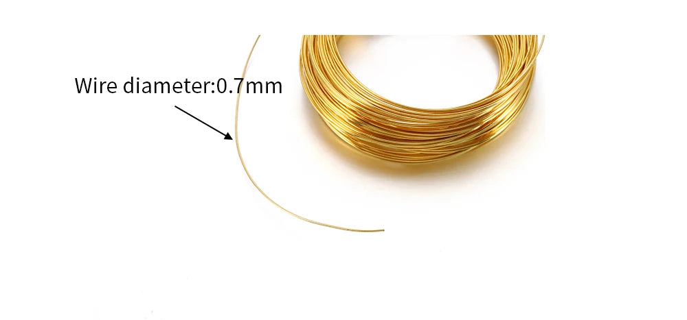 100 Loops Gold Steel Color Memory Wire 60mm Bracelet Bangle Loop 115mm Necklace Collar Hoop for Jewelry Making DIY Accessories