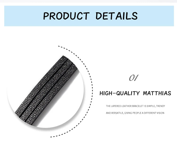 WYBU Wrap Leather Bracelets for Women Fashion Metal Leather Bracelet Charm Couple Wholesale Jewelry Dropshiping