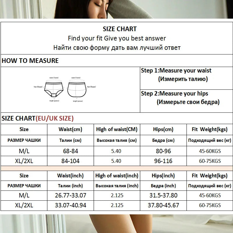 3PCS/Set Women's Panties Sexy Underwear FINETOO Large Size Thong Women Seamless Panties High Waist Girls Thongs M-2XL Viralgem Store