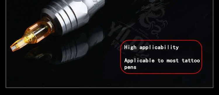 20pcs Yellow Dragonfly Tattoo Cartridge Needle Agujas RL RM RS M1 Body Easy To Color For Machine Permanent Makeup Eyebrow Beauty