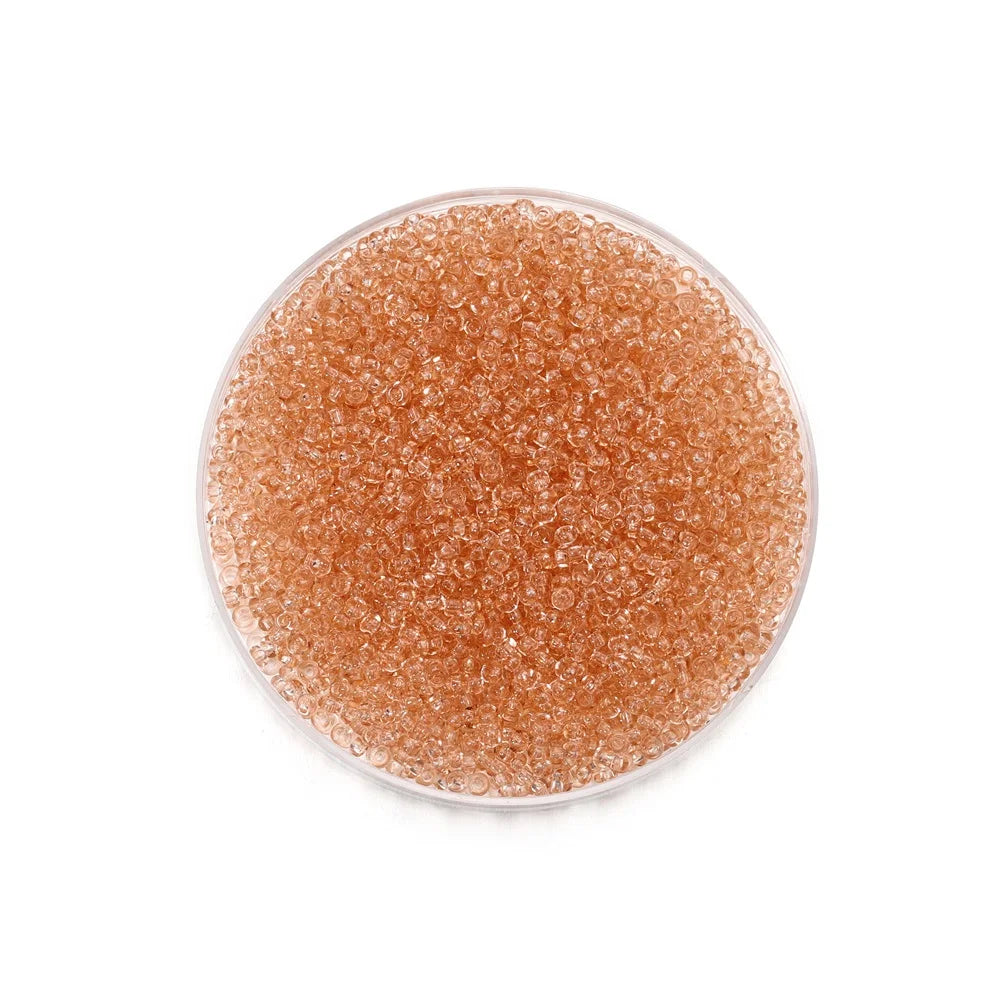 1000/1800Pcs 2mm Transparent Color Czech Glass Seed Beads Round Loose Beads for DIY Bracelet Earrings Jewelry Making Accessories