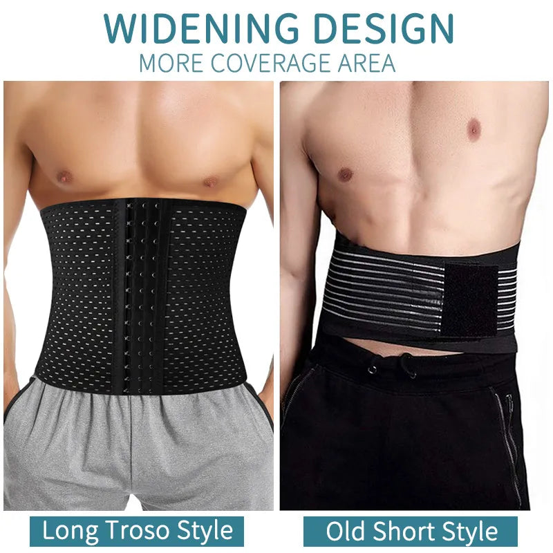 Waist Trainer Shapers Corset for Men Abdomen Reducer Slimming Belt Shapewear High Compression Modeling Strap Workout Girdle Faja Viralgem Store