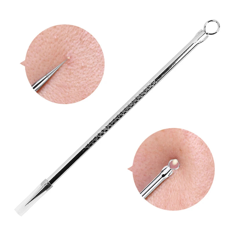 1 Pcs Blackhead Comedone Acne Pimple Blemish Extractor Remover Stainless Steel Needles Remove Tools Face Skin Care Pore Cleaner Viralgem Store