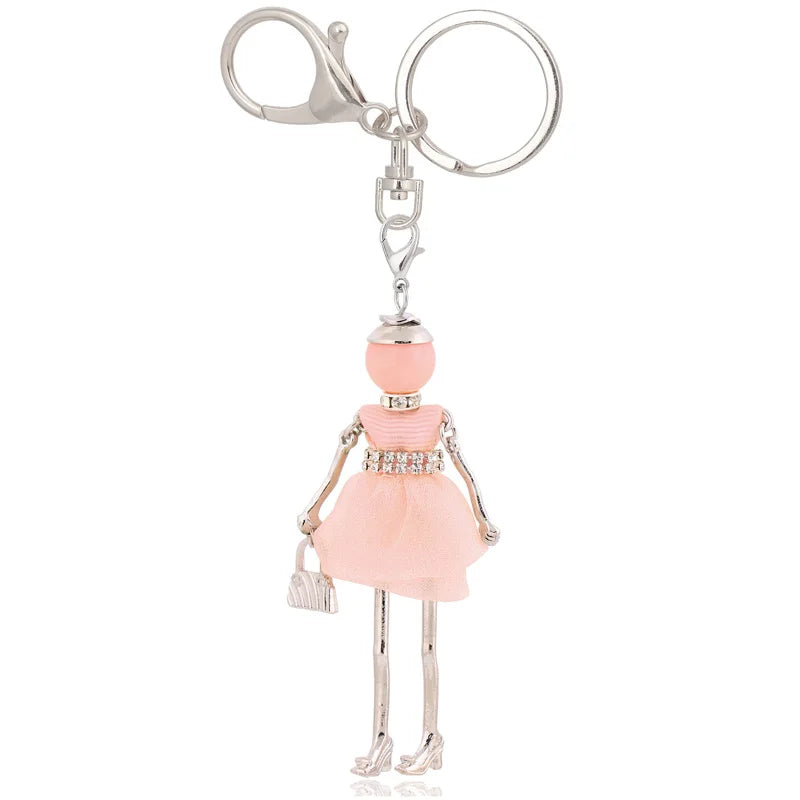 statement keychain charms lovely gifts key chain flower jewelry 2025 charms fashion women accessory