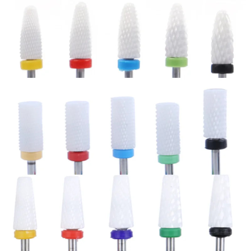 1pcs Tungsten Carbide Nail Drill Bit Electric Manicure Drill Machine Replacement Gringing Heads for Acrylic Gel Polishing Remove