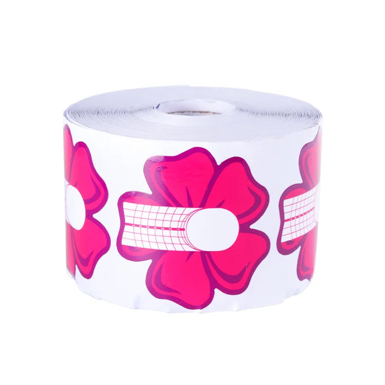 500pcs Nail Extensions Forms Mold Nail Extension Gel Manicure French Design Top Stencil Building Sticker Roll Nail Art LA941-3 Viralgem Store