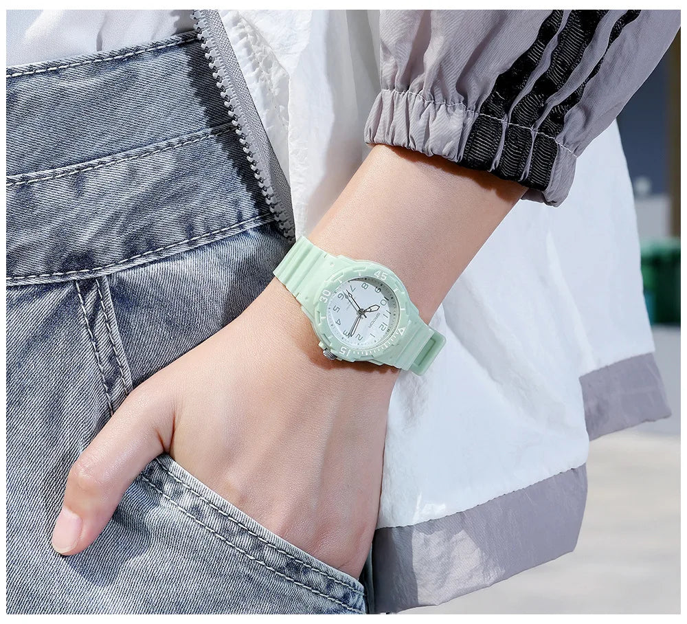 UTHAI CE31 Children’s Sport Watch Clocks 50m Waterproof wristwatches for kids Girls Boys Teens Students PU Soft