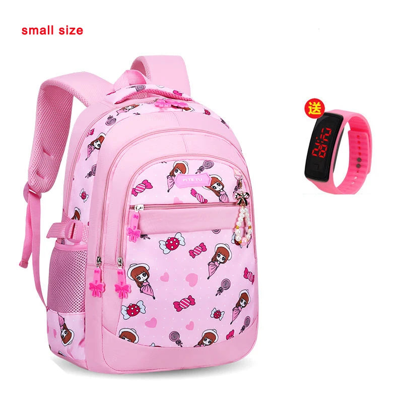 2021 New Children Cartoon School Bag For Girls Students Princess School Backpack Gift kid school bag pack Mochila