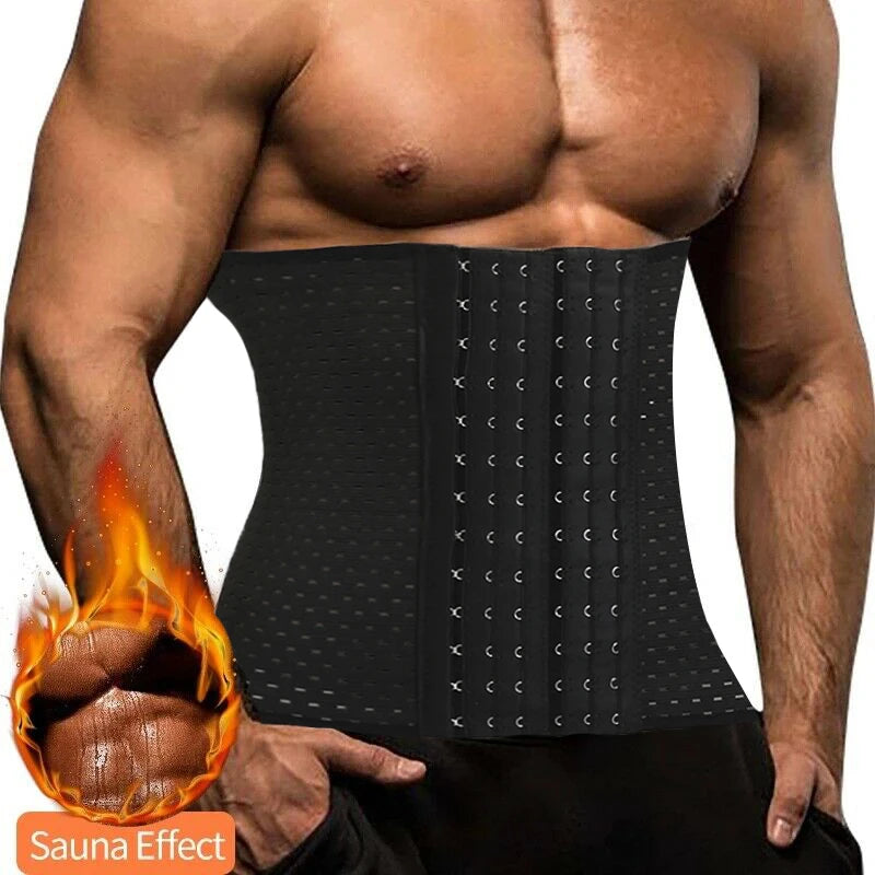 Waist Trainer Shapers Corset for Men Abdomen Reducer Slimming Belt Shapewear High Compression Modeling Strap Workout Girdle Faja Viralgem Store