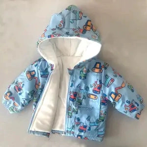 Spring and Autumn Children's K-style Zipper Hoodie Baby Outwear