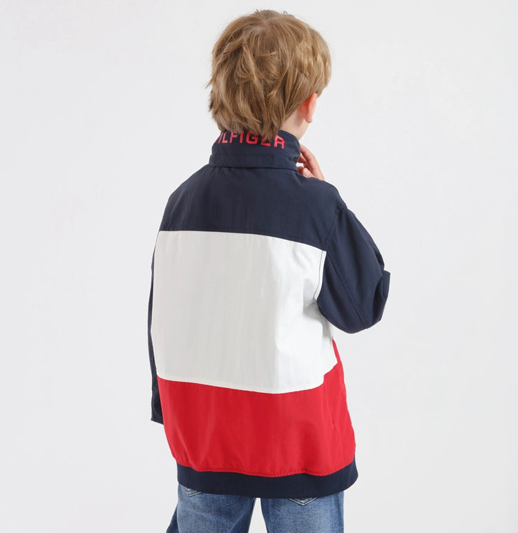 Spring and Autumn Fashion Brand Stand Collar Windproof Shell Jacket Casual Jacket