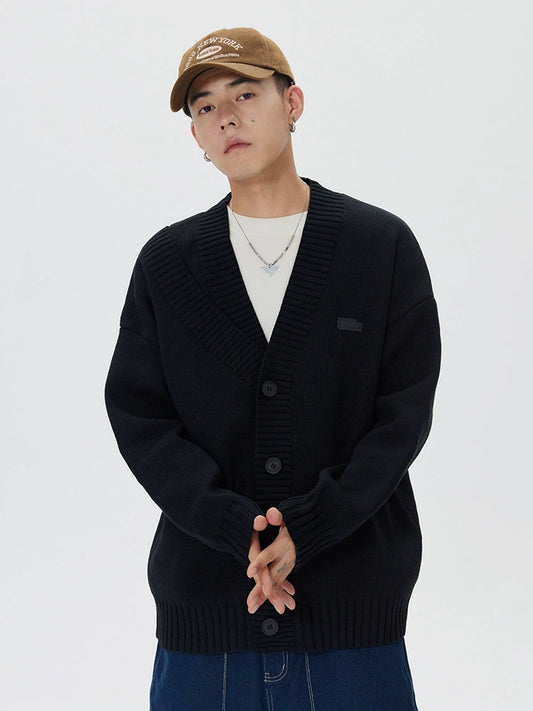Trendy Minimalist V Neck Autumn Japanese Casual Cardigan Viralgem Store