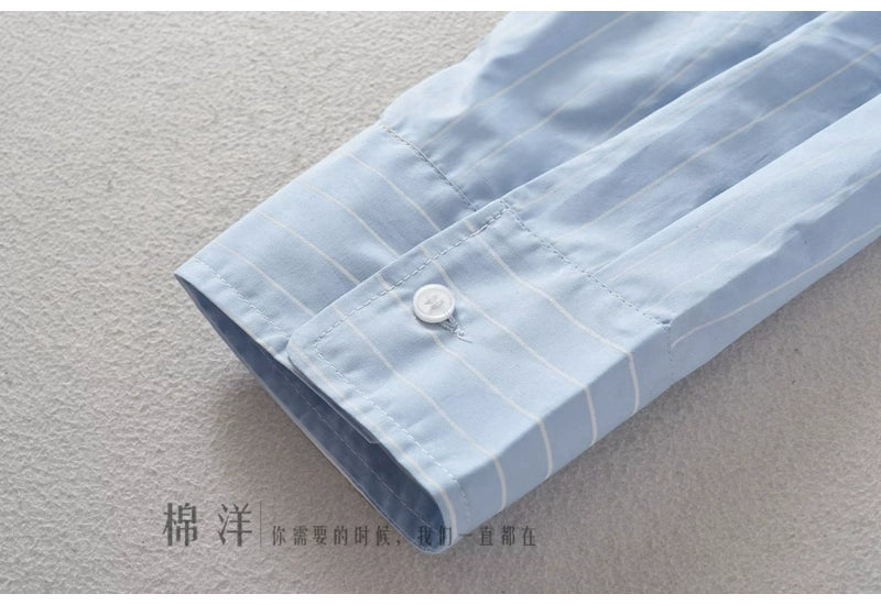 Age-Reducing Cotton Shirt Suit Girlish Style Knitted Vest Viralgem Store