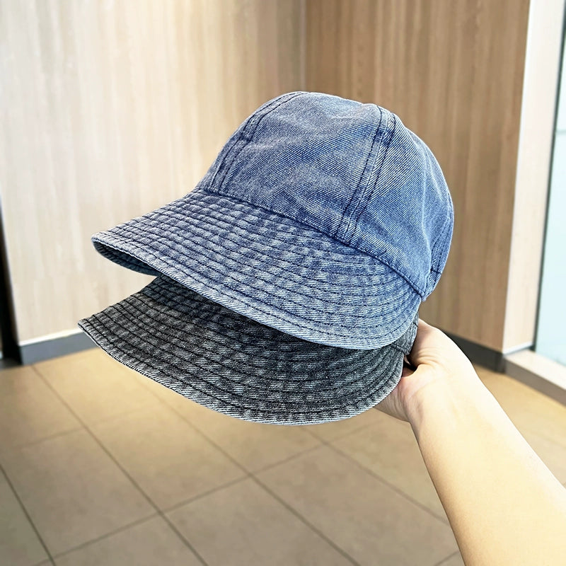 Sun Hat Denim Women Foldable Easiest for Match Peaked Cap Viralgem Store