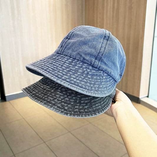 Sun Hat Denim Women Foldable Easiest for Match Peaked Cap Viralgem Store