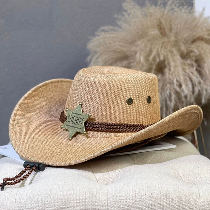 Straw Hat Western Sexy Retro Travel Photography Hat