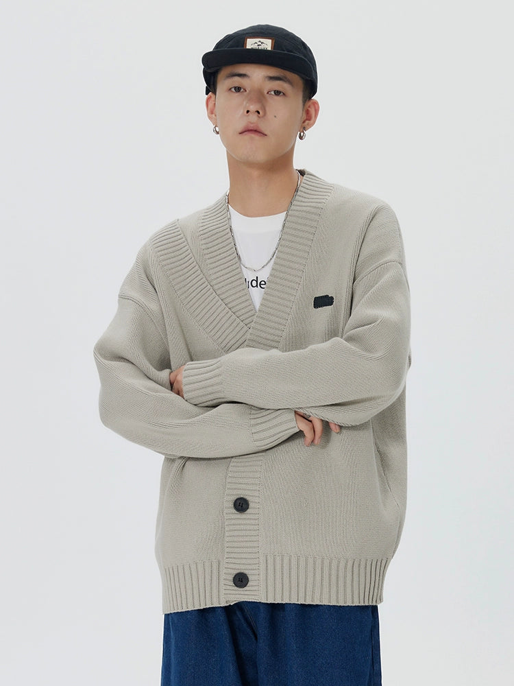 Trendy Minimalist V Neck Autumn Japanese Casual Cardigan Viralgem Store