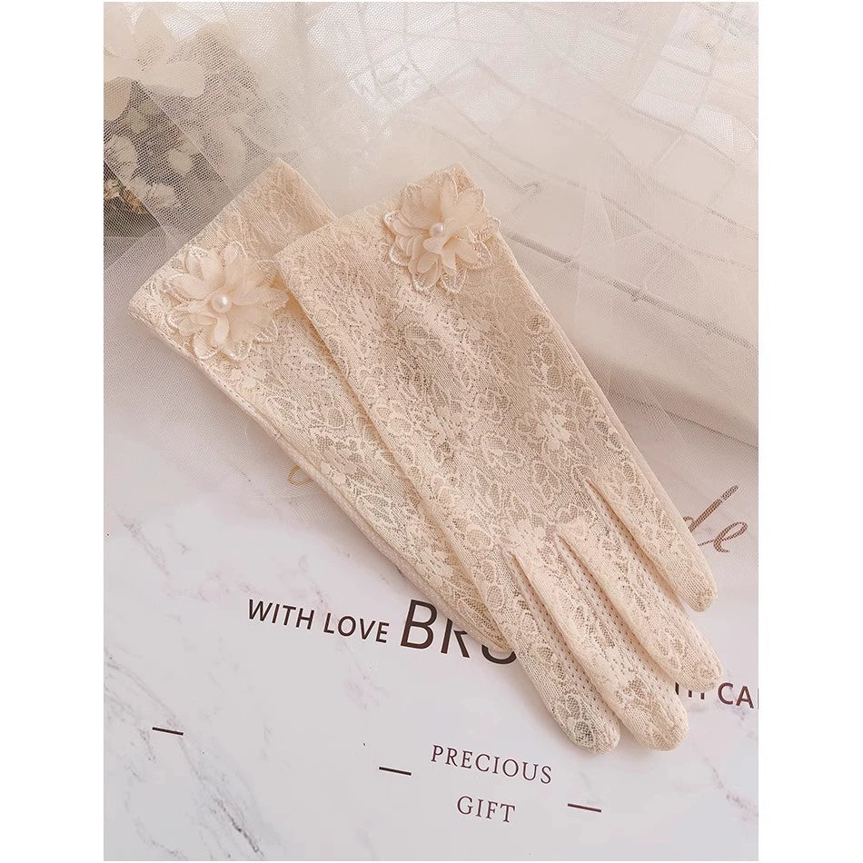 Women's Summer Short Touch Screen Ice Silk Sun Protection Gloves Viralgem Store