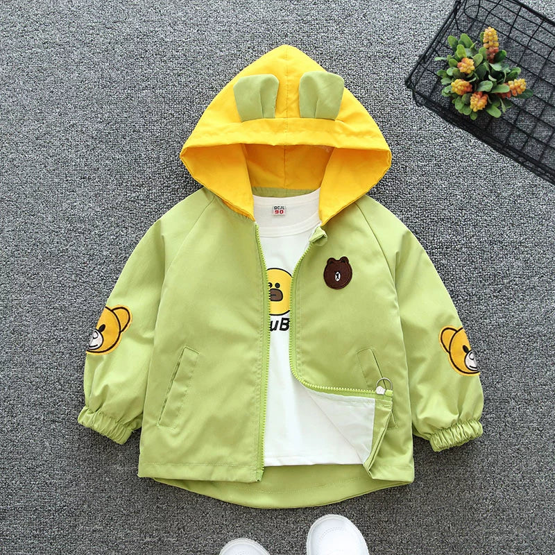 Windcheater Baby Boy Thin Spring and Autumn Korean Coat