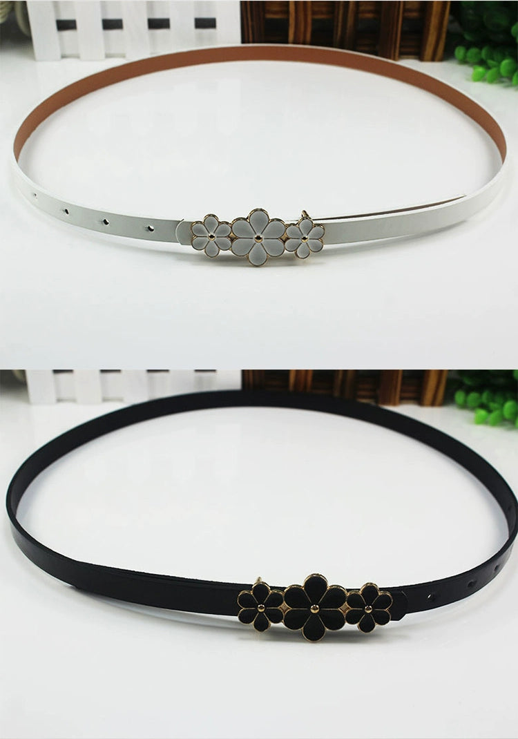 Three Small Flowers Ladies Decoration Thin and Simple Waist Decorations Easiest for Match Waist-Slimming Belt Matching Dress Coat Summer Belt Viralgem Store