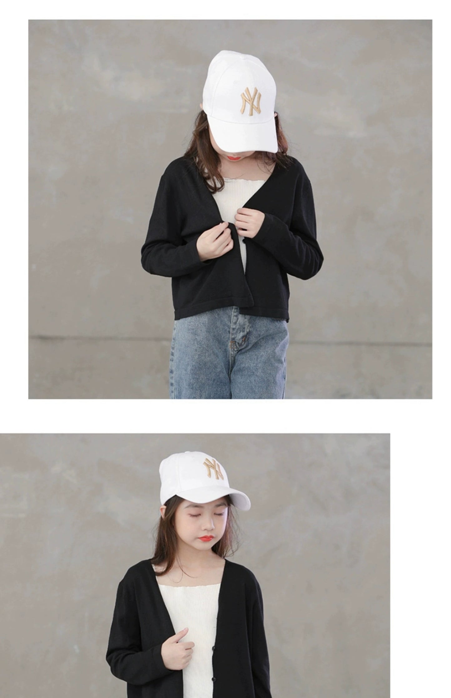 Stylish Medium and Large Children's Summer Clothes Air Conditioning Sweater Sweater