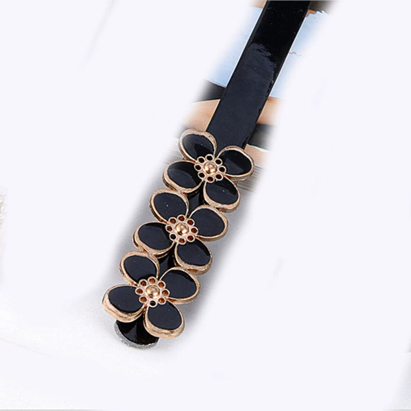 Three Small Flowers Ladies Decoration Thin and Simple Waist Decorations Easiest for Match Waist-Slimming Belt Matching Dress Coat Summer Belt Viralgem Store