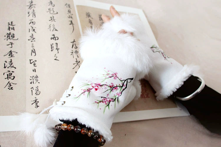 Women's Warm Half Finger Gloves Viralgem Store