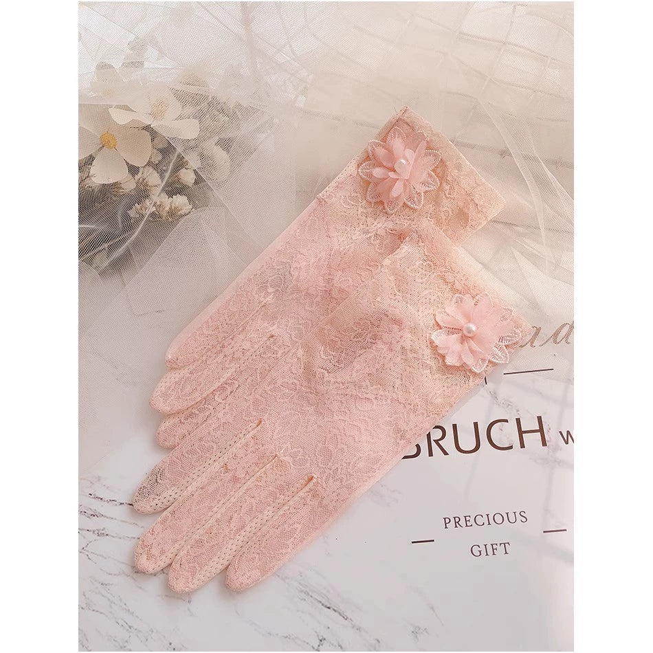 Women's Summer Short Touch Screen Ice Silk Sun Protection Gloves Viralgem Store